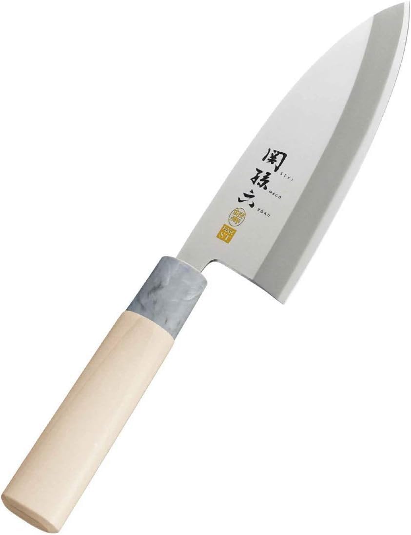 左利き用 堺包丁〕出刃包丁 特製 180mm 日本製 堺一文字吉國作 青二鋼