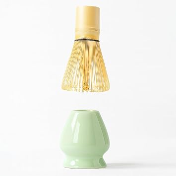 2 Par a Matcha  ay  F r a ve Bamboo Whisk Tutucu K p rt c  Tutaca  mt165