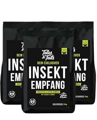 Produktbild von Tales & Tails Softes Trockenfutter Dein exklusiver InSektempfang 3x4 kg