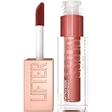 Maybelline New York, Brillo de labios Lifter Gloss, Hidratación Intensa y Labios Rellenos Sin Retoques, Fórmula con Ácido Hialurónico, en Tono 16 Rust