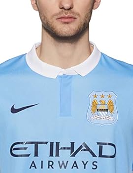 Nike Camisa masculina Manchester City Home Stadium [Azul Campo