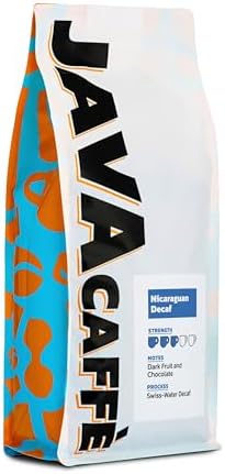 Java Caffè Nicaragua 100% Arabica Decaf Ground Coffee 1kg Bag