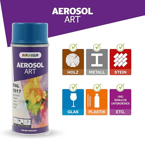 DUPLI-COLOR AEROSOL ART RAL 5017 Verkehrsblau glänzend 400 ml - Sprühfarbe – Ansicht 4