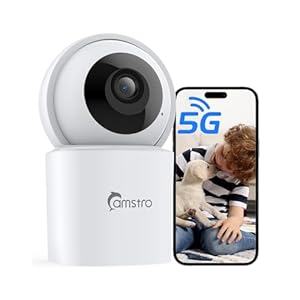 3K Security Camera Indoor,360° WiFi Camera for Home Security,Pan/Tilt,2.4/5 GHz Pet/dog/baby Camera with phone app,Night Vision, 2-Way Audio, 24/7,SD/Cloud Storage,Works with Alexa&Google Home