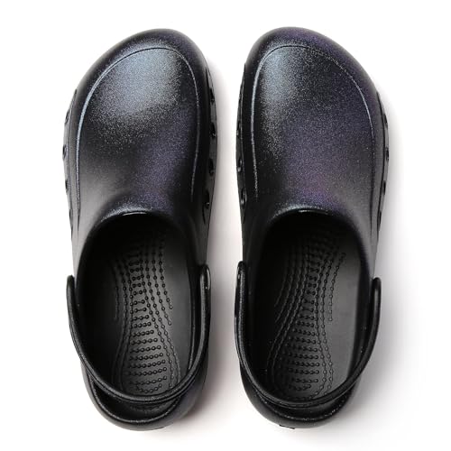 Image of Meidiastra Men Chef Clogs Slip Resistant Garden Clogs with Arch Support Safety Nursing Shoes Work Shoes Water Oil Resistant for Men Food Service