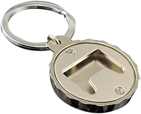 Mini Portable Unique Metal Key Chain Ring Keyring Bottle Caps Bottle Opener Key Chain
