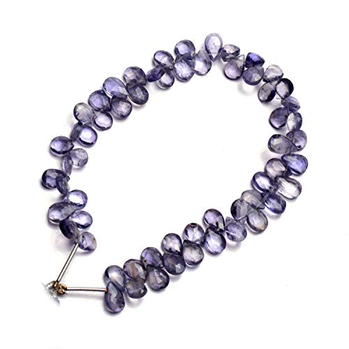Perles de briolette à facettes en quartz pour sublimer vos looks d'été