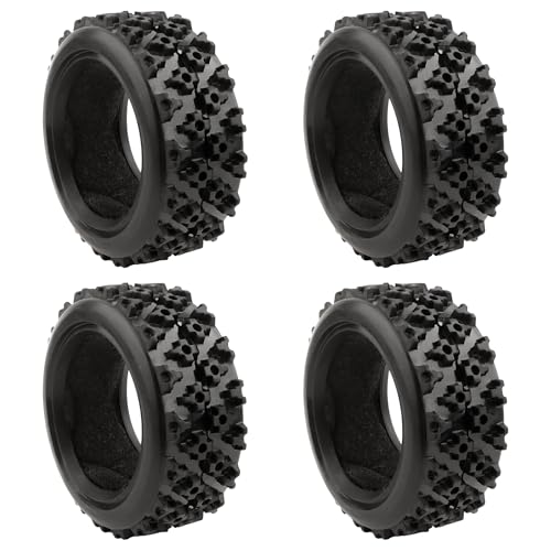 GDOOL1/10 Scale RC On-Road Soft Tires 72mm Replacement Rubber Wheels