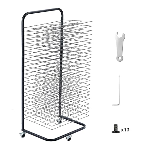 VEVOR Art Drying Rack with 25 Removable Shelves
