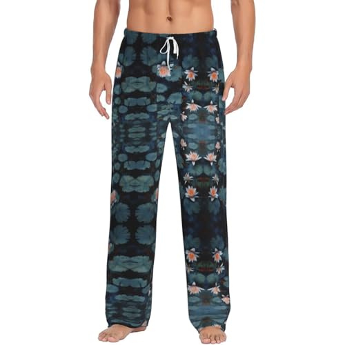 Pantalon de pyjama en flanelle homme chaud et confortable pour éviter le froid la nuit