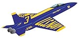 WindNSun Supersize Ultra Blue Angels F/A-18 Hornet Ripstop Nylon Blue Angels Jet Airplane Kite, 49 Inches Wide