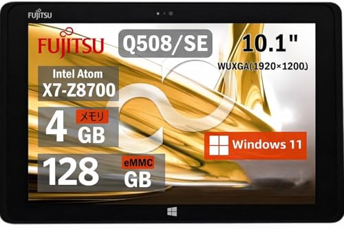 �y�����ςݕi�z FMV �x�m�� ARROWS Tab Q508 �������f�� �^�u���b�g Windows11 / 10.1�^ / Atom(TM) x7-Z8700 /4GB/128GB/1920×1200/ Type-C/USB/Wi-Fi����/Bluet