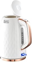 Black and Decker 2200W Plastic Water Kettle, 1.7 Liter Capacity