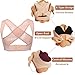 JOYSHAPER Chest Brace Up for Women Posture Corrector Shapewear Tops Breast Support Bra Top X Strap Bras Beige