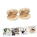 YARNOW 2pcs Wood Castanets Small Musical Instruments Rhythm Castanets Finger Instruments Preschool Musical Toy
