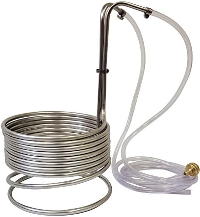 Super Efficient 3/8" x 25' Stainless Steel Wort Chiller