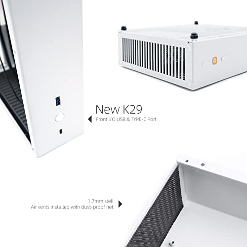 SGPC Itx Mini Case - new K29 (Steel), 2 Handle can be Installed,Vented Panel - 2 Steel & 1 Acrylic Side Panels / 4L SFF Case - Image 3