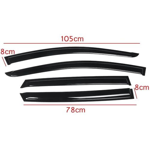 Déflecteurs de vent pour Hyundai Accent RB Hatch 5D 2011+ pare-soleil - 2
