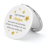 regalo portatil nomina FÁCIL DE USAR: Gracias al borde elevado de la cubierta, abrirlo y cerrarlo es intuitivo y sencillo, sin necesidad de cierres complicados. Es adecuado para todos, incluidos ancianos y niños. El revestimiento de imitación de cuero ofrece un agarre seguro, antideslizante y suave, evitando que se resbale tanto durante el uso como al llevarlo en el bolsillo.detalles navidad baratos para regalar regalo amigo invisible mujer ideas regalo mujer regalos mujer baratos detalles para regalar mujer