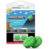 KontrolFreek Minecraft No-Slip Thumb Grips - Creeper Edition | Compatible with Nintendo Switch 2 | 2-Pack