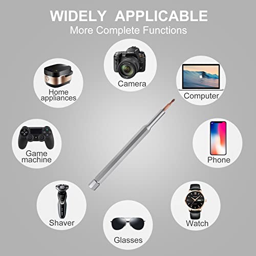 Precision Screwdriver Set - Evskeu 24 In 1 Magnetic Small Screwdriver Set With Torx, Phillips, Flat Head, Hex, Etc, Premium Mini Screwdriver Set For Phone, Pc, Watch, Eyeglass (Black Case & Red Bits) #TOP3