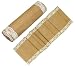 COTTON CRAFT - 2 Pack - Jute Burlap with Lace Table Runner - 12 in. x 108 in. Each - 6 Yards Total - Rustic Hessian - Overlocked Edges - for Weddings, Home Décor & Crafts