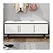 TOMYEUS Scarpiera Panchina di Ingresso Bianco Bianco Luce di Lusso Armadi di Scarpe in Metallo Minimalista Shot Shoe Shool Shool Scarpe Organizzatore Spazio Mobile Portascarpe