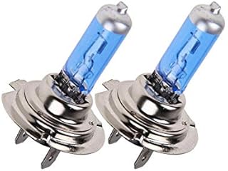 ESUPPORT H7 55W 6000K Xenon Gas Halogen Headlight White Light Lamp Bulbs Pack of 2