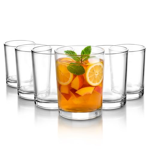 Image of CELLO Liberty Glass Set of 6 Pcs 210ml, Transparent | Freezer & Fridge Safe, Leadfree Dishwasher Safe Toughened Crystal Clear Glasses Set For Drinking Water Juice Milk Cocktail Mocktail Coldrinks Soda