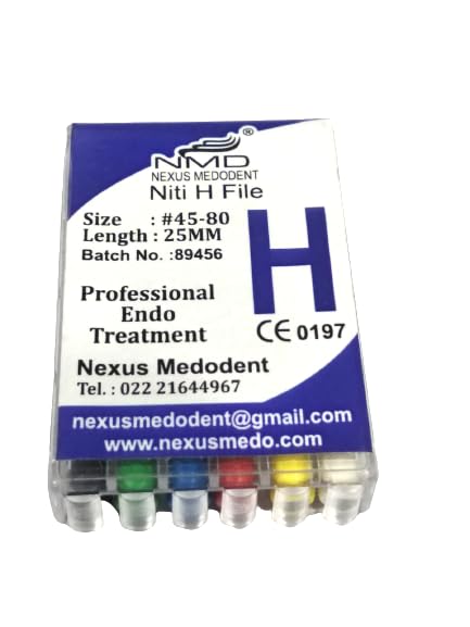 NMD Dental NITI-H-Files (25MM, ASSORTED(#15-40)) (B08P8MZ1XZ) Amazon Price History, Amazon Price Tracker
