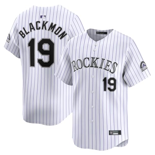 Outerstuff Charlie Blackmon Colorado Rockies #19 Youth Size Limited Home Player Jersey (White Youth Small-8)