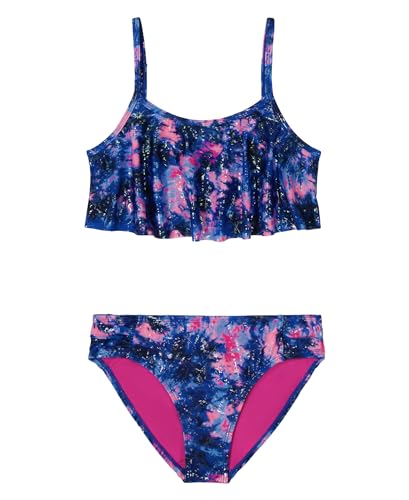 Image of Under Armour Girls' Two Piece Bikini Swimsuit, UPF 50+ Sun Protection, Quick Drying Bathing Suit