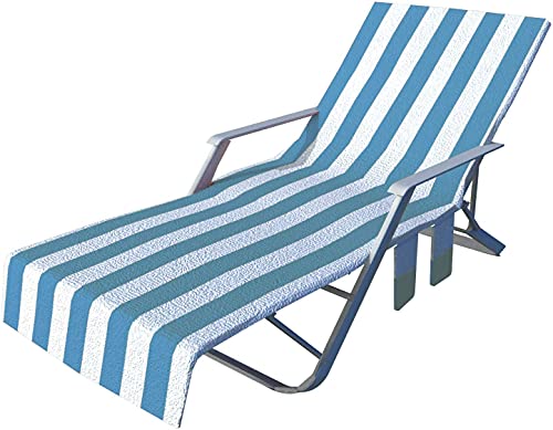 Beach Chair Cover, Beach Lounge Chair Covers, Beach Chair Cover With Side Pockets, Pool Chair Cover With Pockets, Sun Lounger Beach Chair Towel Cover, Lounge Chair Cover Microfiber Beach Towel #TOP3