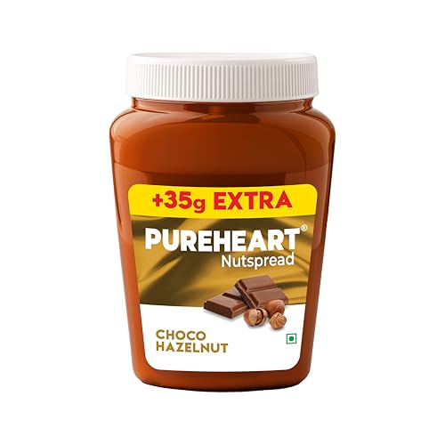 Image of Pureheart Nut Spread Choco Hazelnut (380gm) Delicious, Smooth & Creamy Snack, Nutty Chocolate Hazelnut Spread for Breakfast