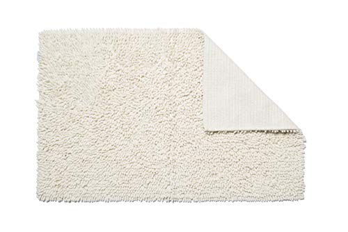 Croydex Cream Cotton Bathroom Mat with Slip-Resistant Backing