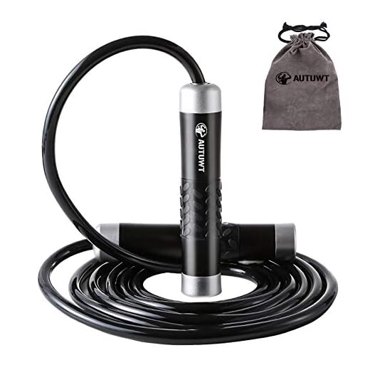 Cuerda de Saltar Pesada 1 LB,Boxeo,Dobles Unders Al Aire Libre MMA Boxeo Formación,Longitud Ajustable y Rodamientos Ligeros, Ideal para Saltos Dobles