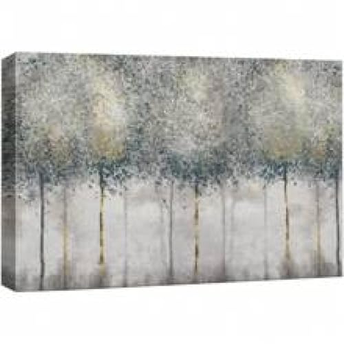 Ferme et forêt sur grand tableau 70x90 pour habiller un mur vide