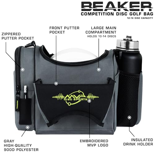 Image of MVP Disc Sports Beaker Competition Disc Golf Bag (Choose Your Favorite Color)