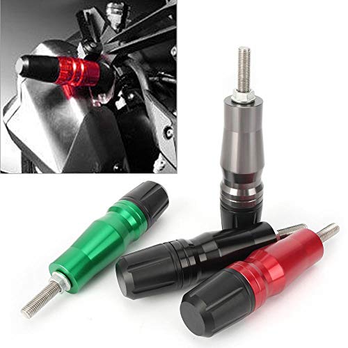 Three T Motorcycle Exhaust Slider Crash Pad Protector Exhaust Pipe Anti-drop Pads For BMW G310R G310GS 2017-2018, For Kawasaki Ninja 250 Ninja 300 ZX-9R ZX-12R ZX-14R All Year, Black