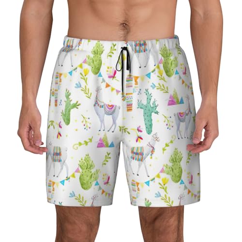 Maillot de bain homme avec doublure de compression anti-irritation et séchage rapide