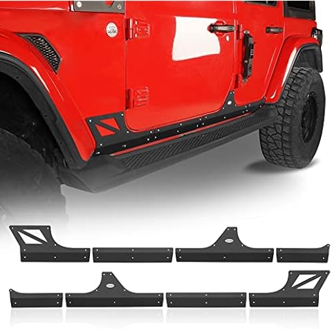 Hooke Road Rocker Panel Guards for Jeep Wrangler Cover