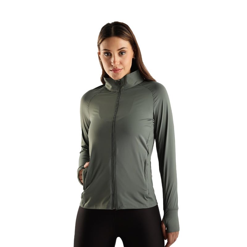 Image of Womens Sunscreen Jacket ICE Pro - UPF 50+ Cooling Jacket for Men & Women|Cool Rush Pro Tech,UV Protection,Breathable,Sweat-Wicking, Anti-Microbial, Lightweight Sun Hoodie for Outdoor Sports & Travel