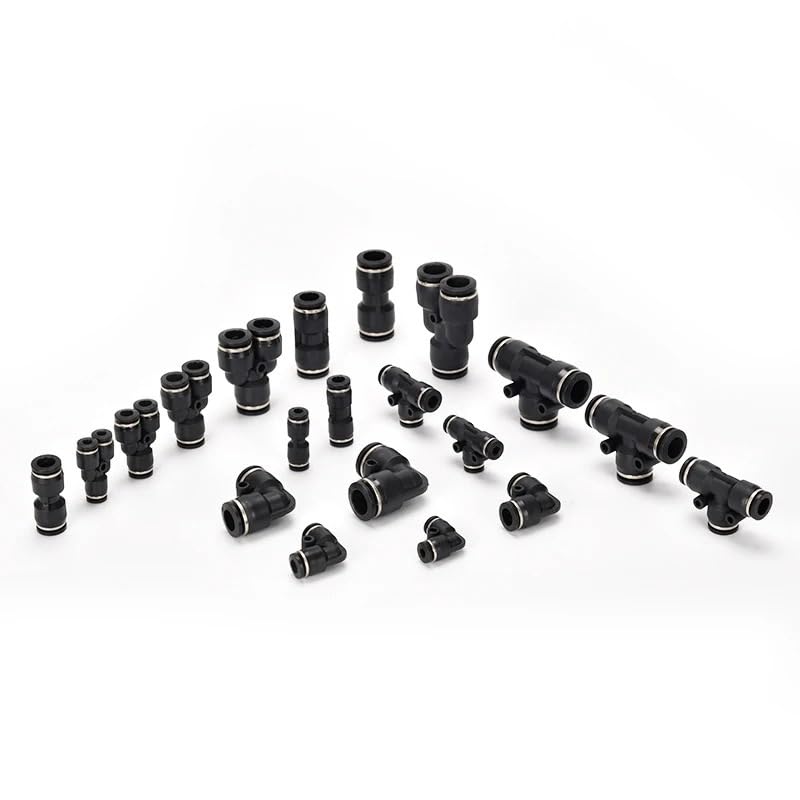 Kit de 50 Accesorios de Gas de Alta presión Serie PU: Conectores neumáticos de liberación rápida for Tubos de 4-16 mm(Pu-16 (Od 16mm))