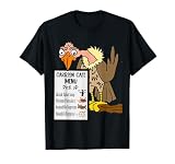 SmileteesFunny Buzzard with Street Killer Menu T-Shirt