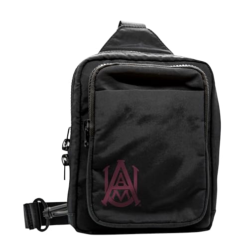 Logo Brands NCAA Alabama A&M Bulldogs Dash Pack - Compact with Secure Clip