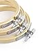 12 Pieces Embroidery Hoops, 3 inch to 8 inch Bamboo Frame Circle Cross Stitch Hoop Ring Embroidery Hoops Set for Embroidery and Cross Stitch