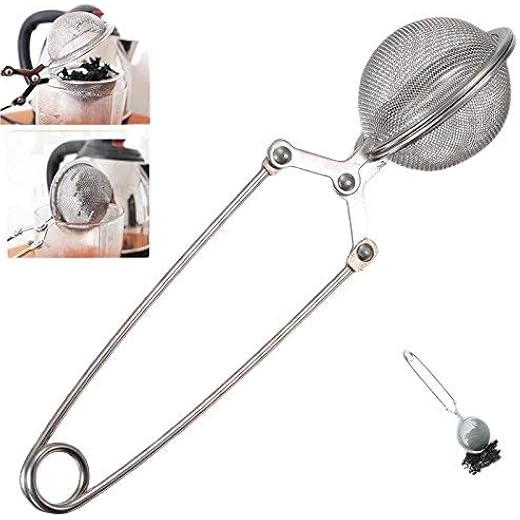 Perfect Pricee Stainless Steel Spoon Tea Leaves Herb Mesh Ball Infuser Filter Squeeze Strainer