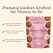 Miracle Mama Bump Bites- Oatmeal Ginger Prenatal Cookies– Eases Nausea & Morning Sickness – Oats, Chia Seeds, and Sunflower Seeds – Wholesome, Delicious, Snack for Mamas-to-Be Pack of 2, 8 oz Bags