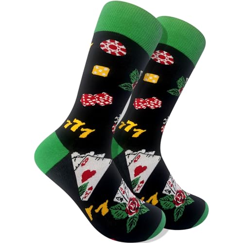 I'd Rather Be at the Casino Socks - Text on bottom of the socks