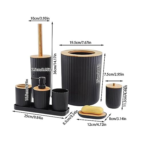 Daroplo 1 set di accessori da bagno, vassoio in